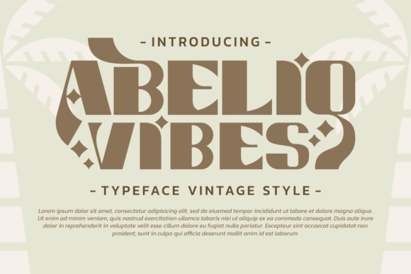 Abeliq Vibes Display Font for Bold Branding