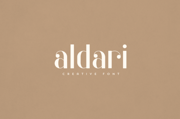 Aldari: The Elegant Display Font for Modern Campaigns