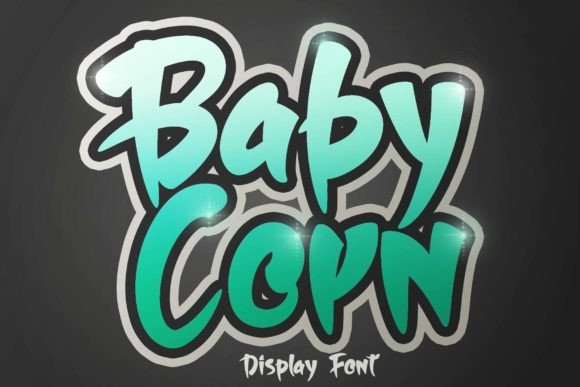 Baby Corn: A Bold Display Font for Editorial Design