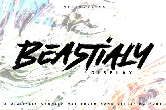 Beastialy Font: A Modern Display Font for Designers
