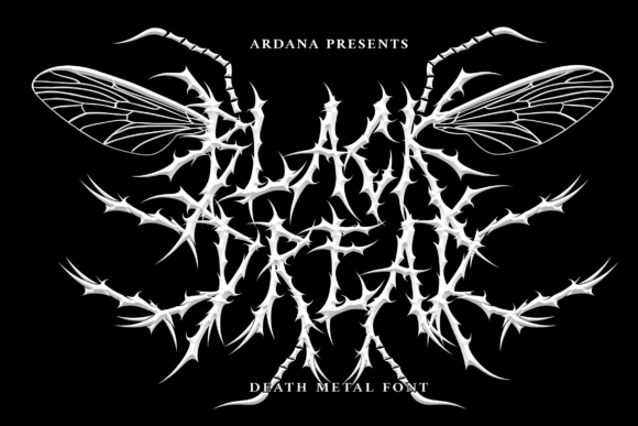 Black Dread: A Bold Display Font for Dramatic Editorial Designs