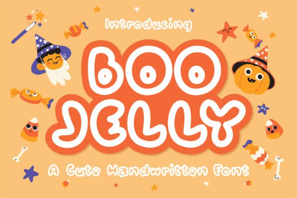 Boo Jelly: A Cute Handwritten Display Font for Creative Makers