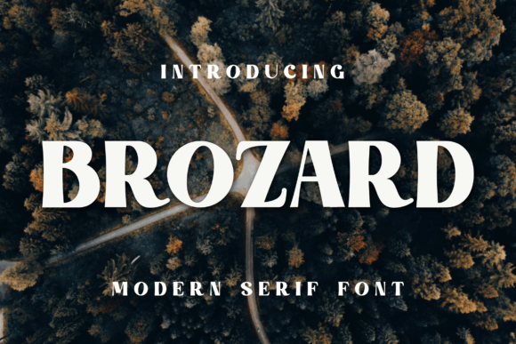 Brozard: A Bold Display Font for Modern Web Design