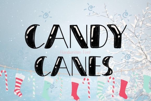 Candy Canes: The Whimsical Display Font for Scroll-Stopping Visuals