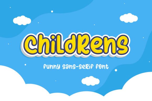Childrens: The Fun Comic Display Font for Branding