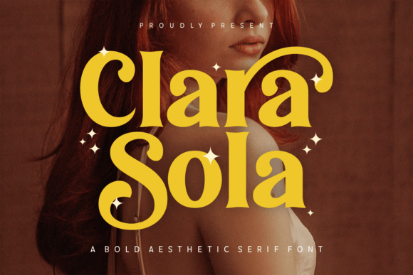 Clara Sola: A Vintage Display Font for Modern Editorial Design
