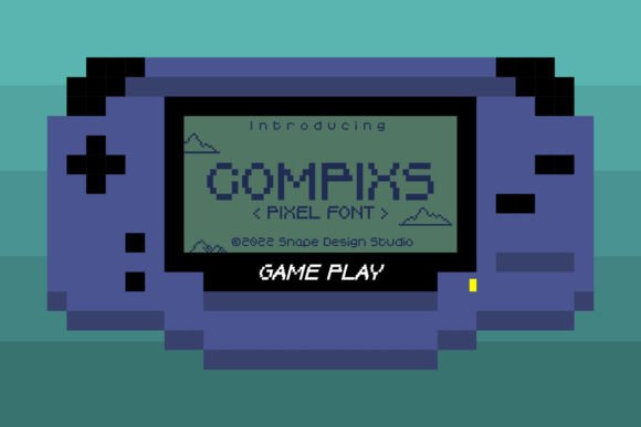 Compixs: The Retro Pixel Typeface for Bold Brand Identity