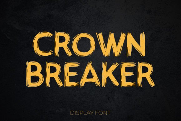 Crown Breaker Font for Bold Web Design