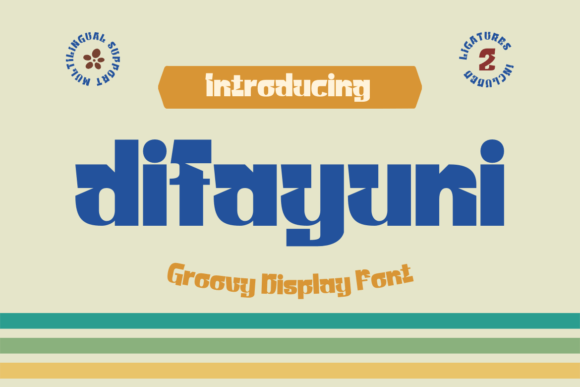 Difayuni: The Premium Display Typeface for Modern Campaigns