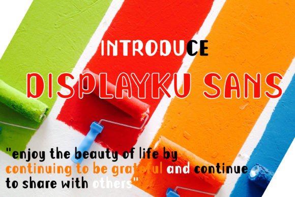 Displayku Sans: A Modern Font for Handmade Creations