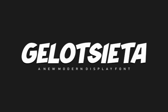 Gelotsieta: The Bold Display Font for Modern Web Brands