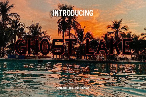 Ghost Lake Font for Creative Branding and Display Design