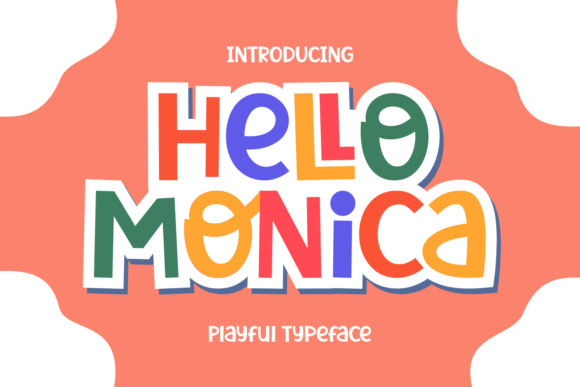 Hello Monica: A Playful Handwritten Display Font for Modern Branding