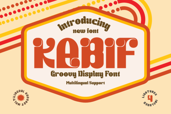 Kabif: A Retro Display Font for Vintage Editorial Design