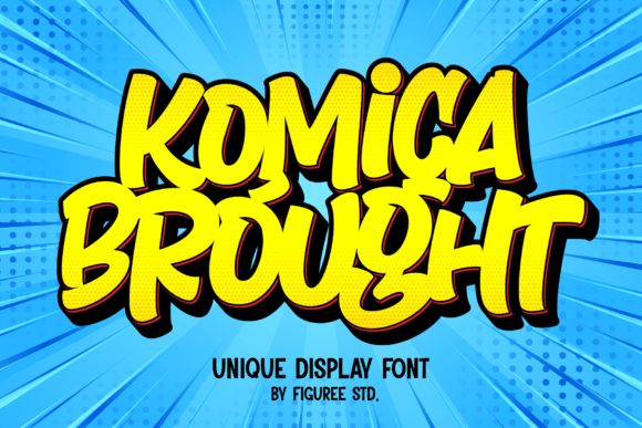 Komica Brought: A Fun Display Font for Creative Projects