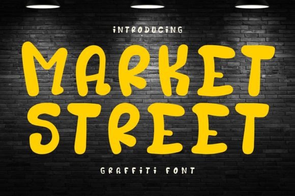 Market Street: A Playful Display Font for Bold Visuals