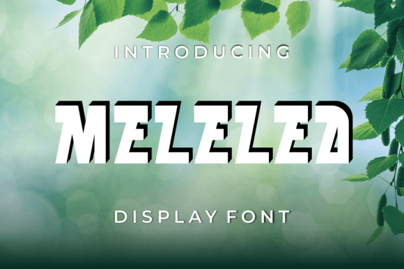 Melelea: A Bold Display Font for Business Branding