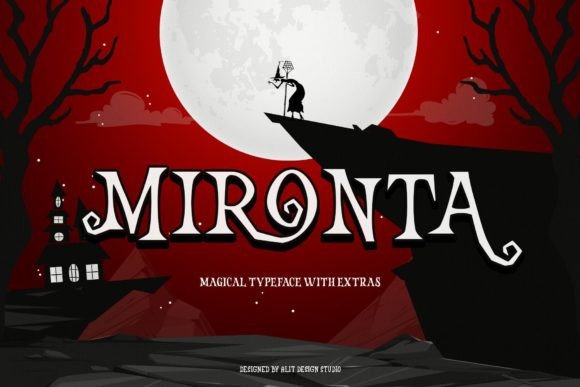 Mironta: The Spooky Display Font for Halloween Campaigns