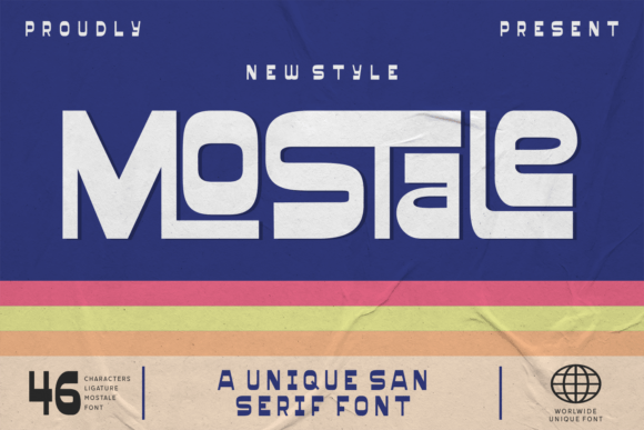 Mostale: A Modern Sans Serif Font for Bold Editorial Designs