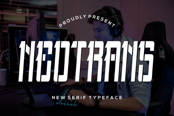 Neotrans: A Modern Display Font for Handmade Creations