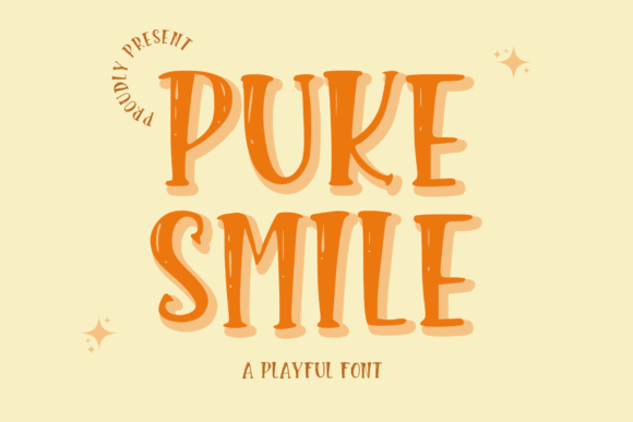 Puke Smile: A Playful Font for Creative Projects