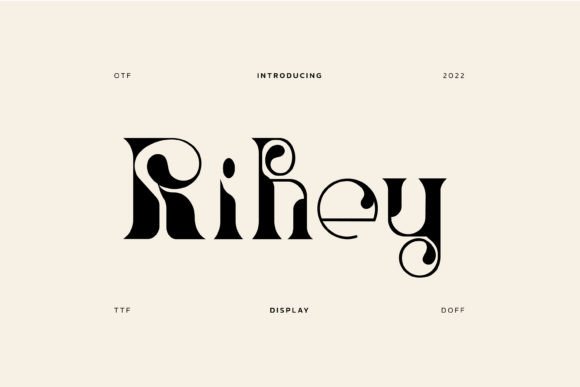Rihey: The Elegant Display Font That Transforms Small Business Branding
