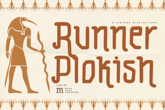 Runner Plokish: The Organic Handwritten Font for Authentic Branding