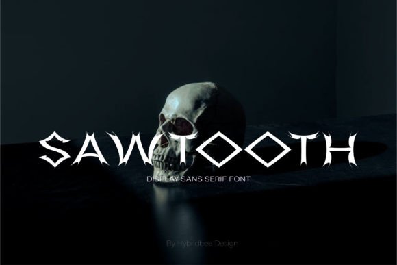 Sawtooth Font for Bold Branding and Creative Design