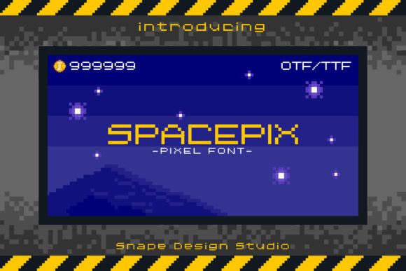 Spacepix: The Retro Pixel Font for Bold Branding