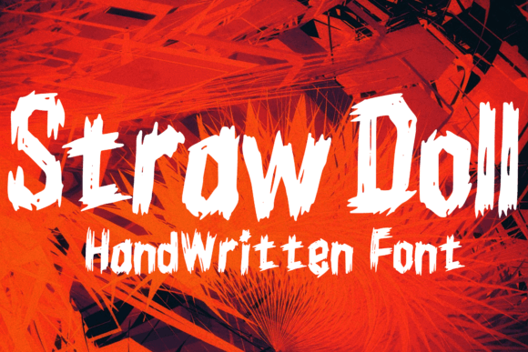 Straw Doll: A Handwritten Display Font for Creative Projects