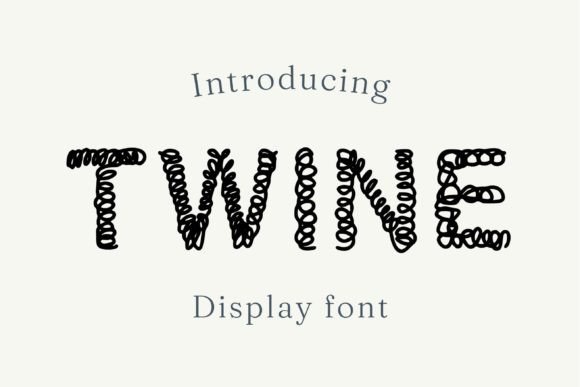 Twine: The Whimsical Display Font for Campaigns That Need a Crafty Touch