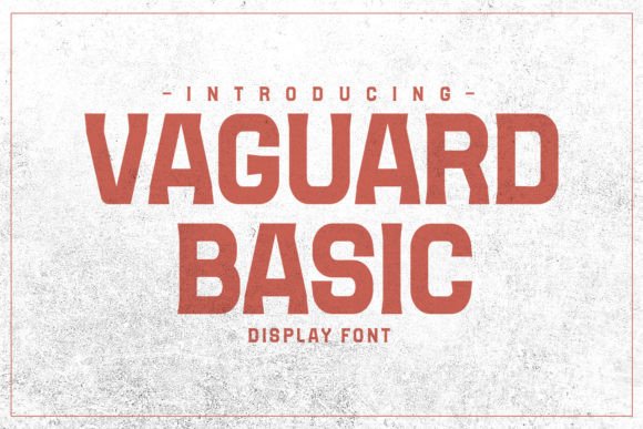 Vaguard Basic: A Modern Industrial Typeface for Branding