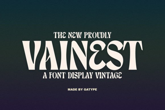 Vainest Font for Vintage-Inspired Web Design