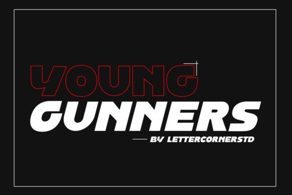 Young Gunners: The Sport Display Font for Bold Business Branding